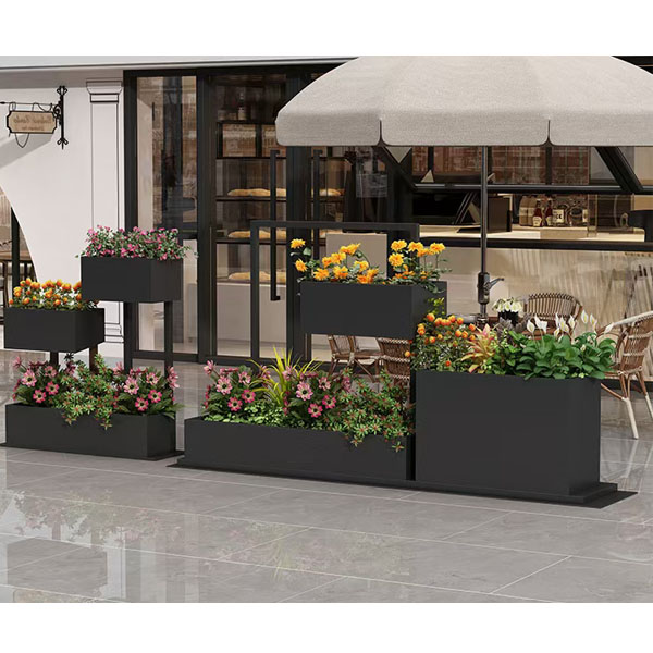 济宁标识导视公司-用艺术花箱打造吸睛打卡地